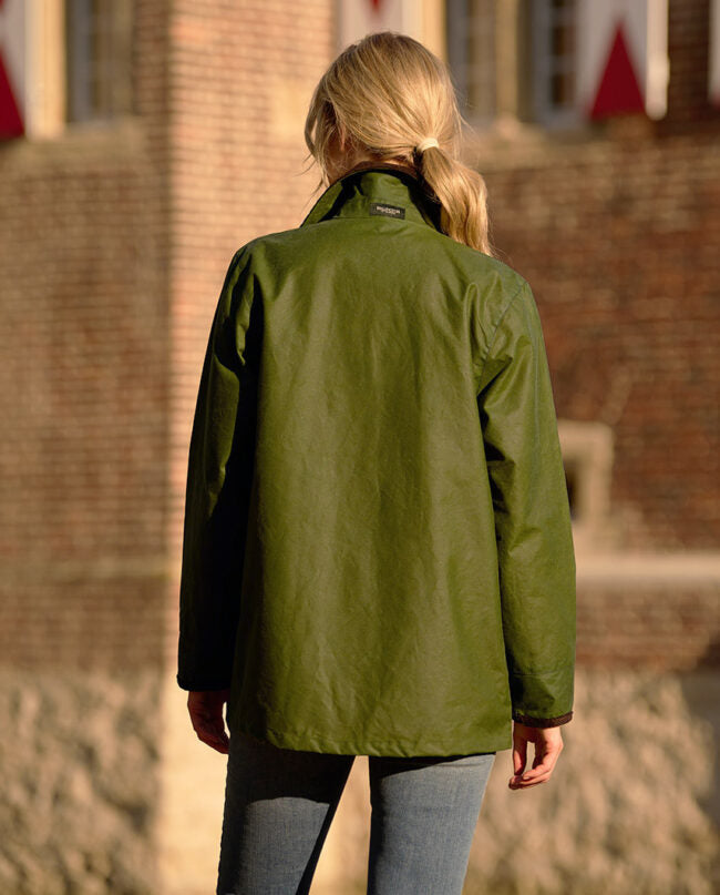 Damen Wachsjacke "Queensberg" in lemongras