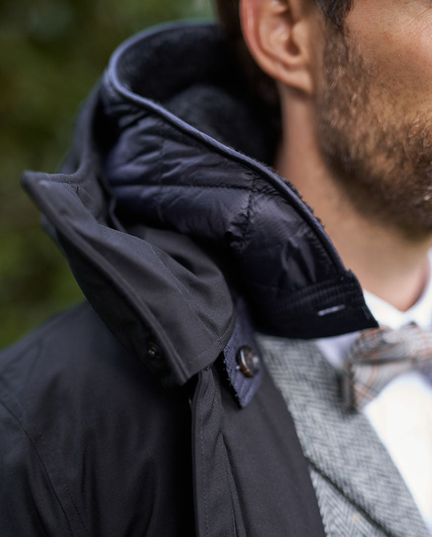 Herren Parka "Byron" Schwarz – Wasserdichter Winterparka