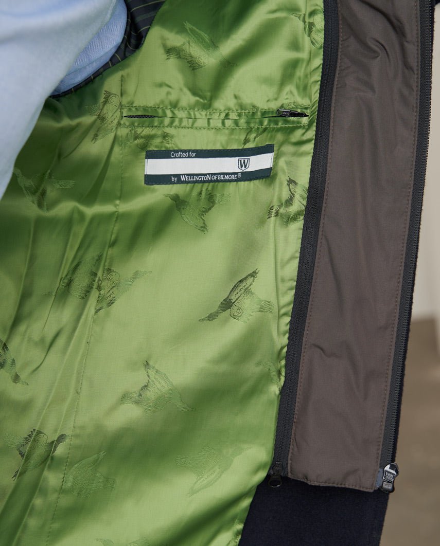 Austria in Navy – Herrenjacke im Sakkostyle aus Woll-Kaschmir - Wellington of Bilmore