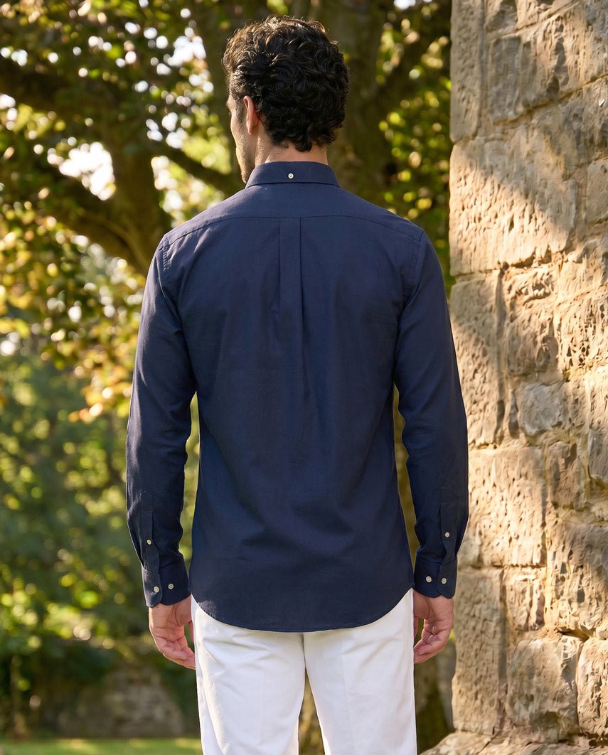 Button Down Hemd ''Steward'' in navy - Wellington of Bilmore