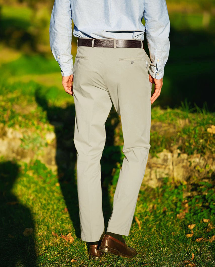 Chice Chino Hose ''Mr. Jones'' für Herren in stone - Wellington of Bilmore