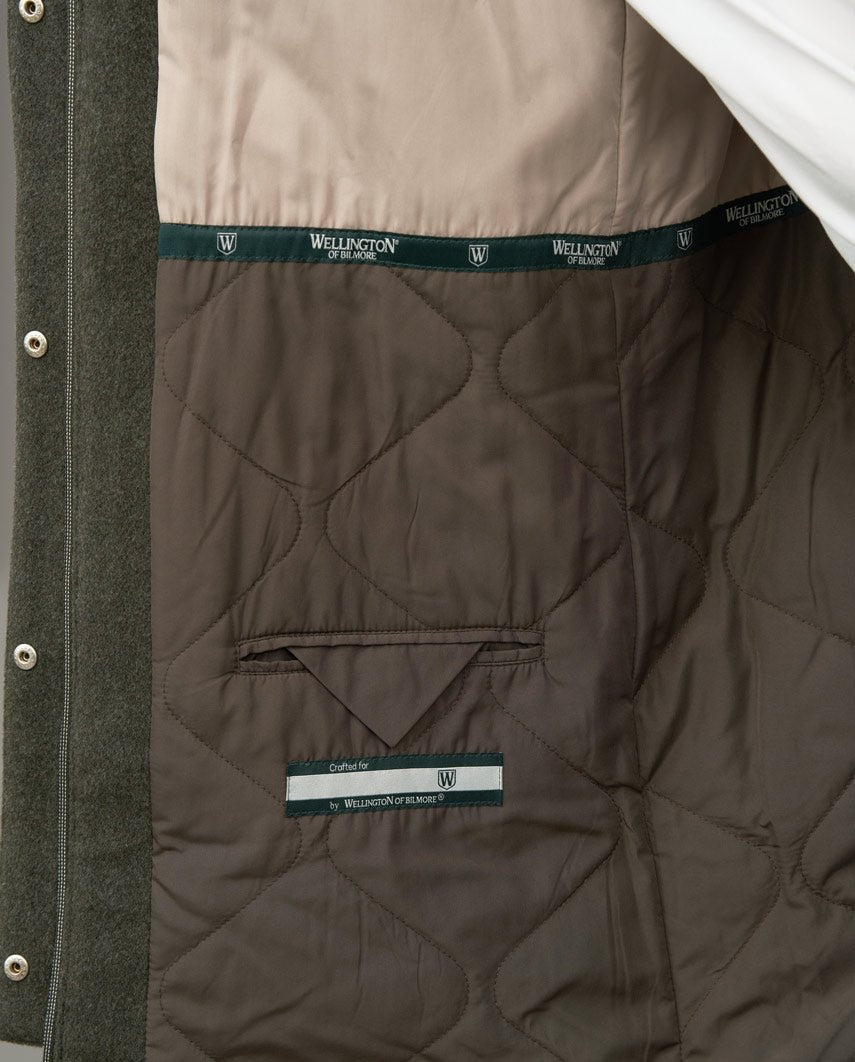 Damen-Parka „Liz Parka“ aus Woll-Kaschmir-Mix in Forrest - Wellington of Bilmore