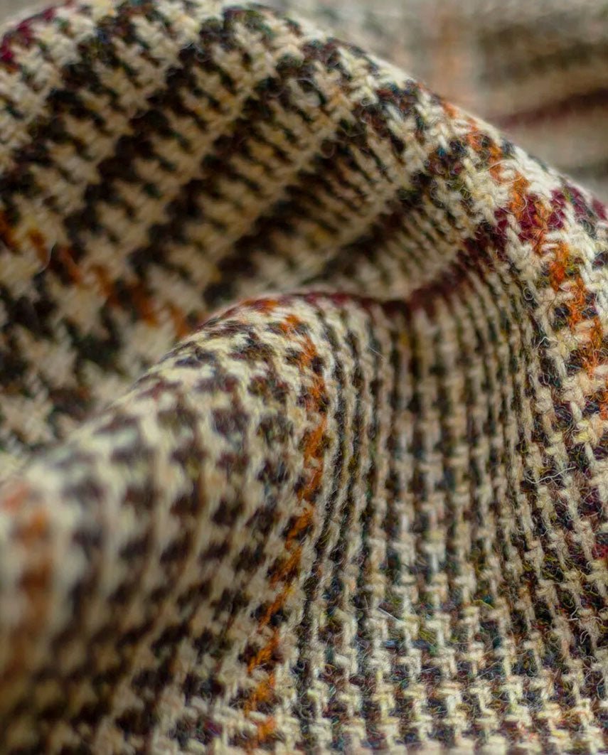 Harris Tweed Damenmantel '' Emilia'' in scottish check - Wellington of Bilmore