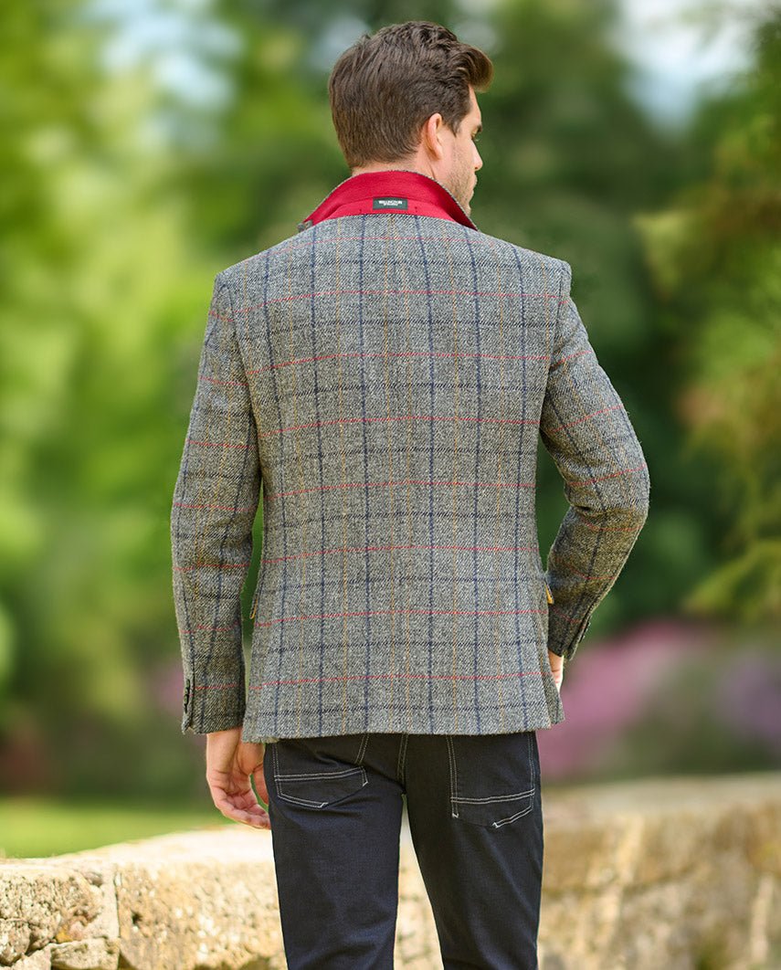 Harris Tweed Sakko ''London'' in anthra check - Wellington of Bilmore