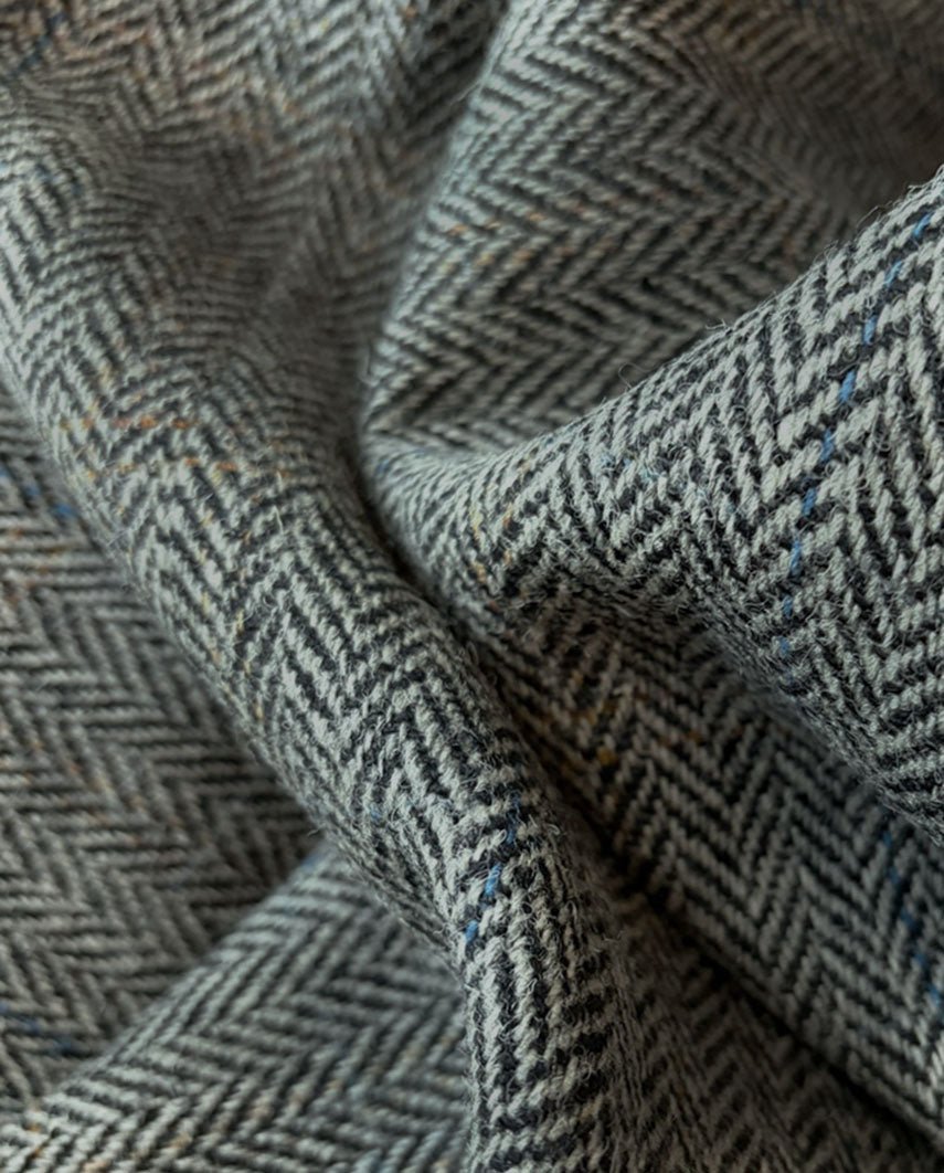 Harris Tweed Sakko ''London'' in grey Herringbone - Wellington of Bilmore