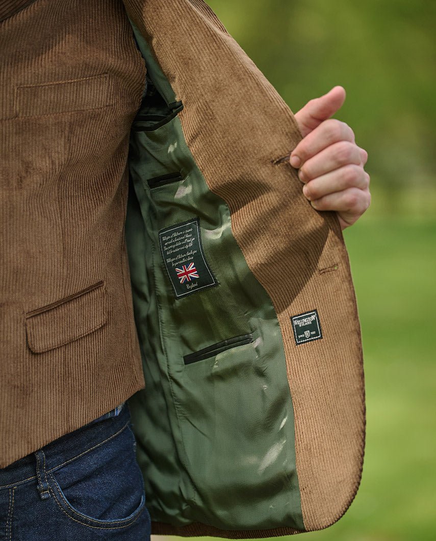 Herren Cord Sakko ''London'' in mud - Wellington of Bilmore
