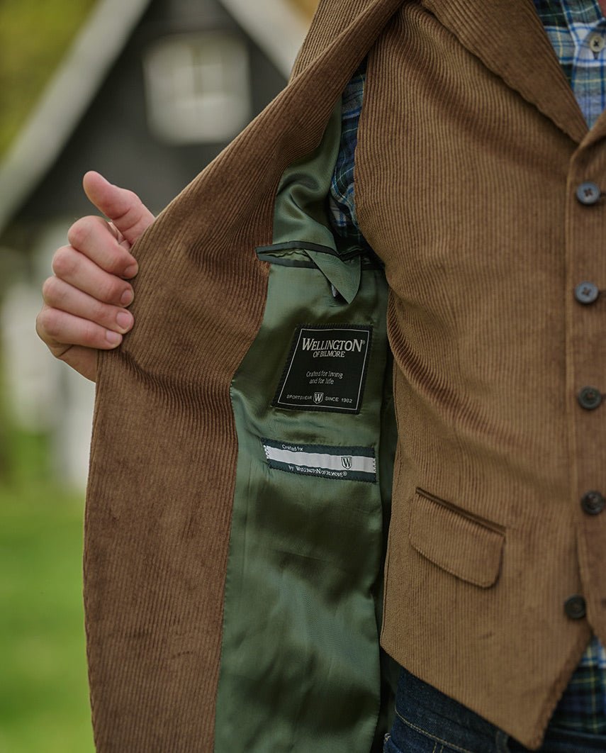 Herren Cord Sakko ''London'' in mud - Wellington of Bilmore