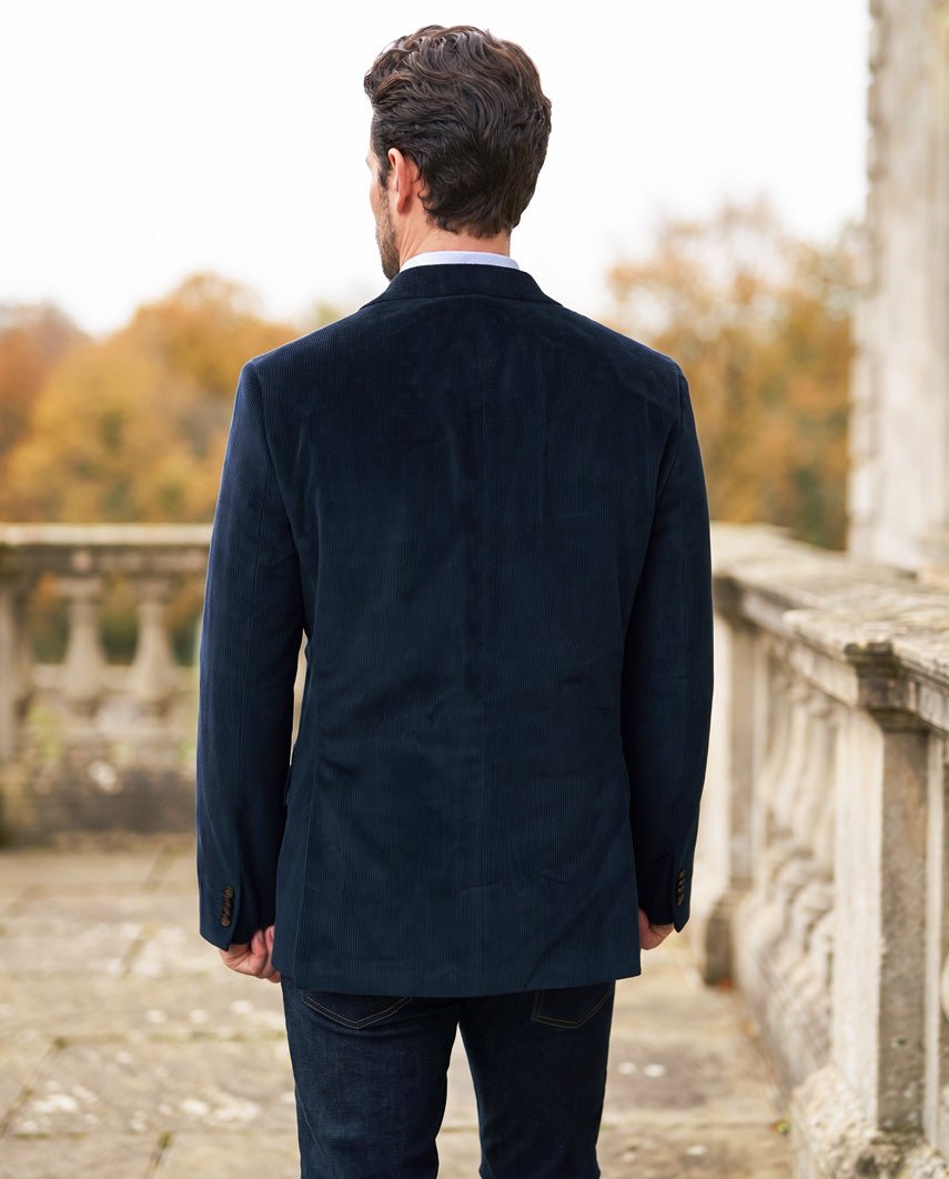 Herren Cord Sakko ''London'' in navy - Wellington of Bilmore