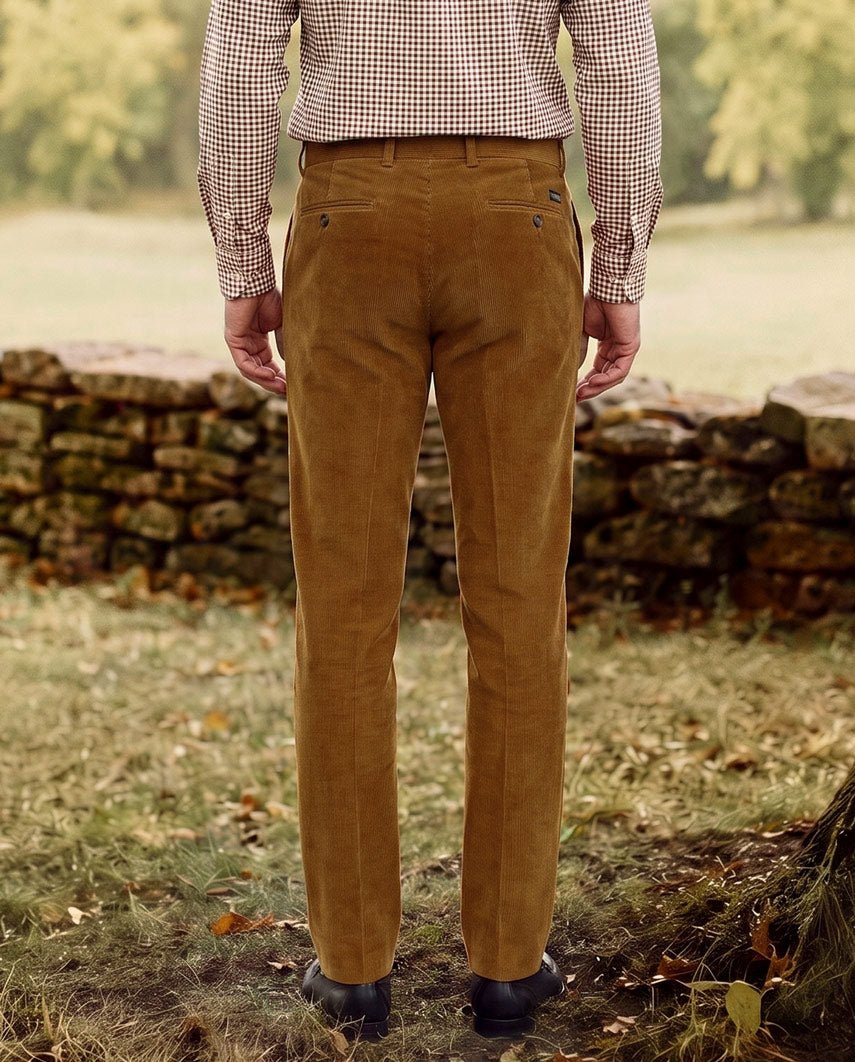Herren Genua Cordhose ''Mr. Bradley'' in messing - Wellington of Bilmore