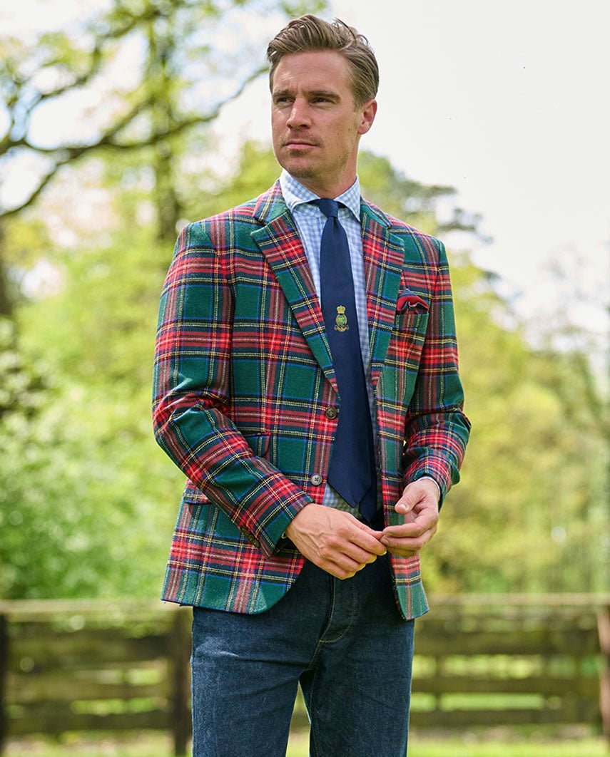 Herren Sakko "London" in Royal Stewart - Wellington of Bilmore