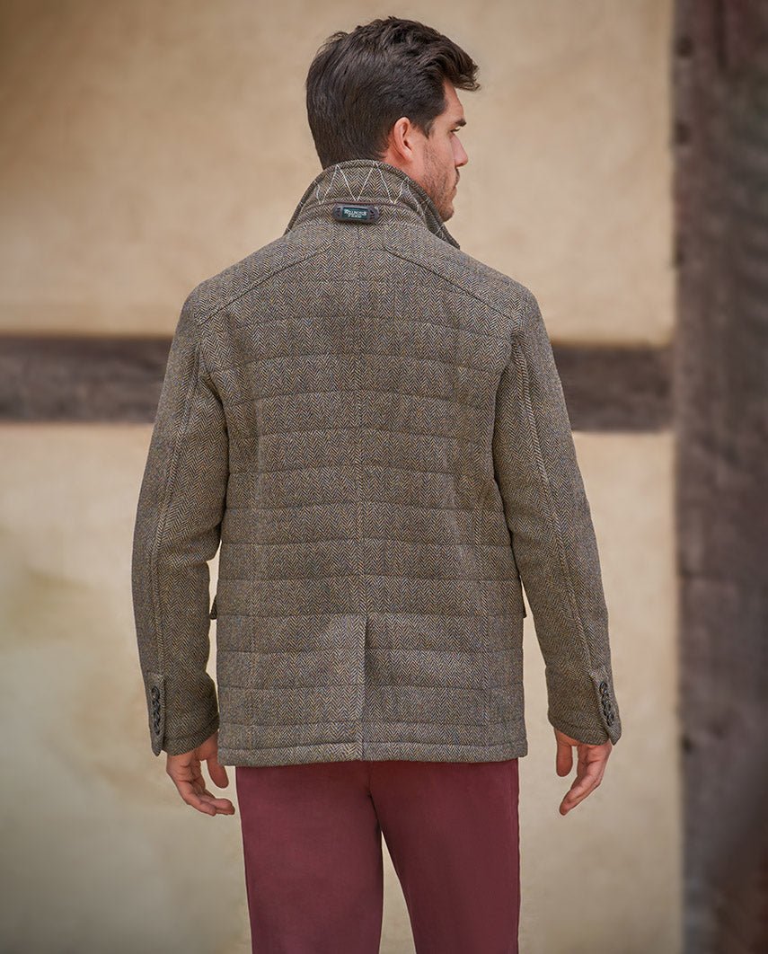 Herren Tweed Jacke ''Austria'' Jacke in green Hill Tweed - Wellington of Bilmore