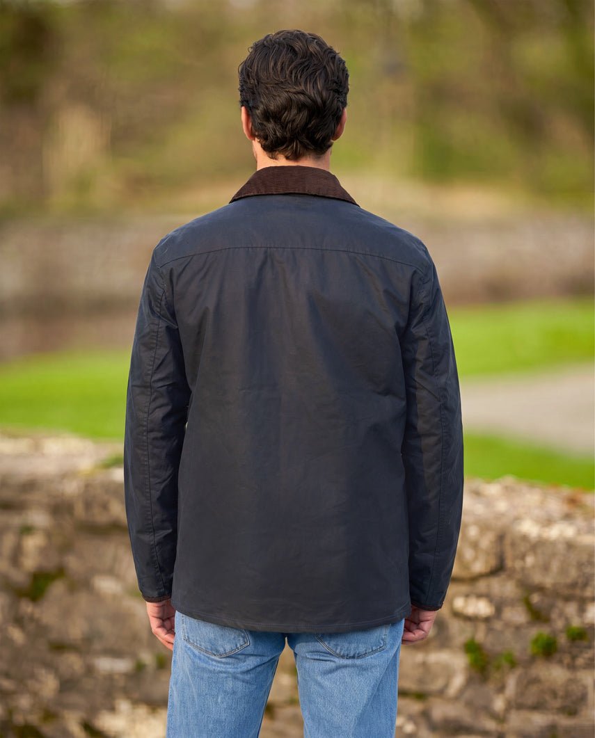 Herren Wachsjacke ''Starberg SO'' in navy - Wellington of Bilmore