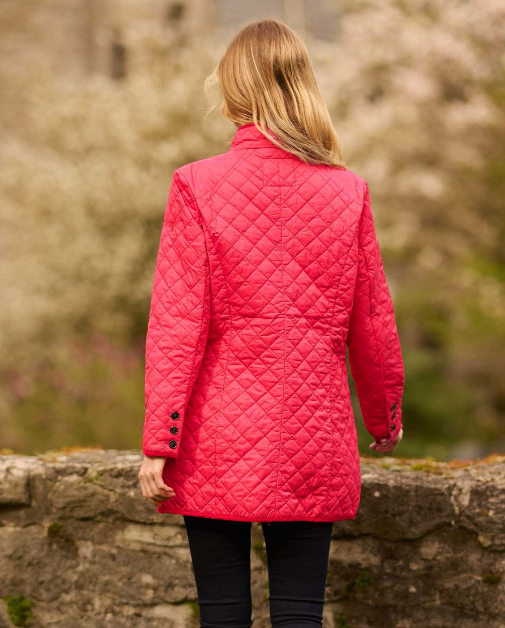 leichter Steppmantel ''Grace'' in pink - Wellington of Bilmore