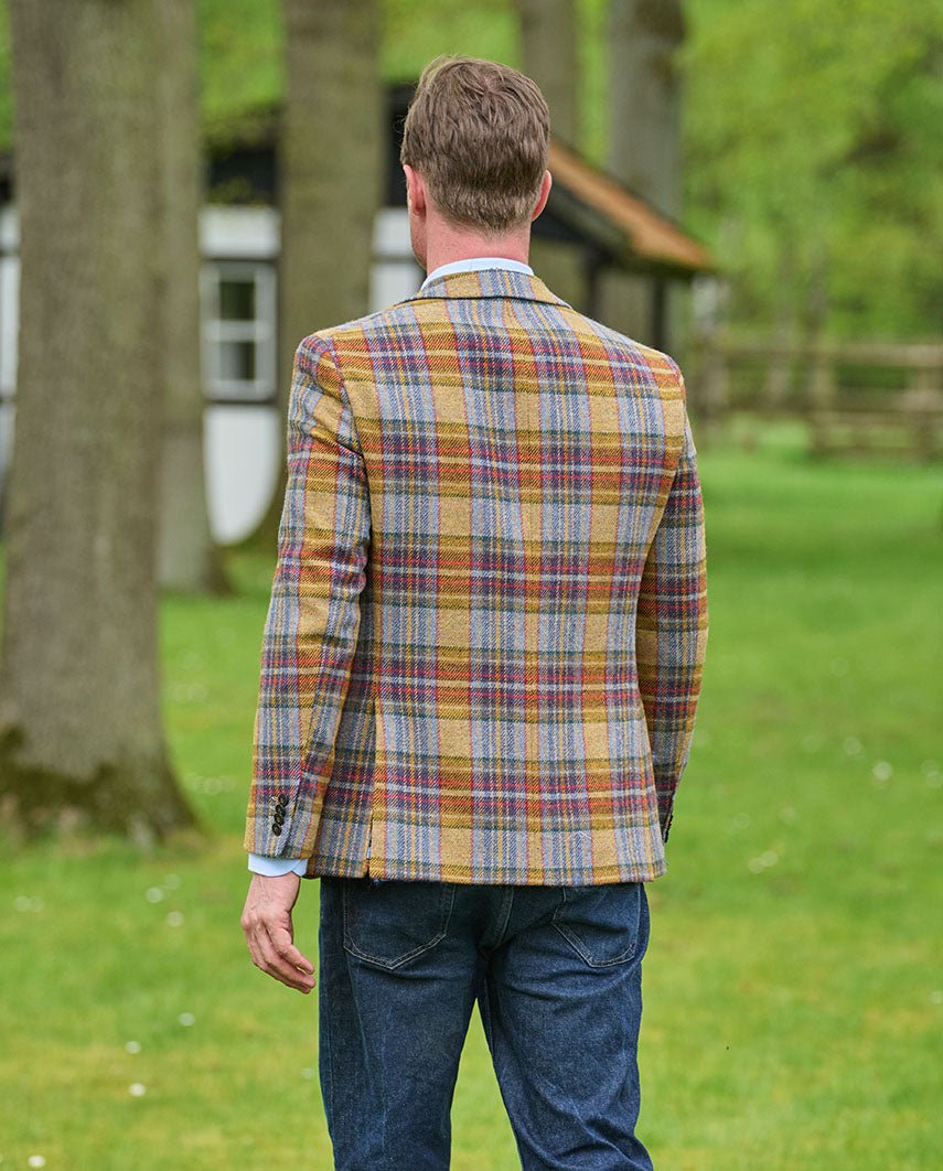 Magee Tweed Sakko ''London'' in multicolor Check - Wellington of Bilmore