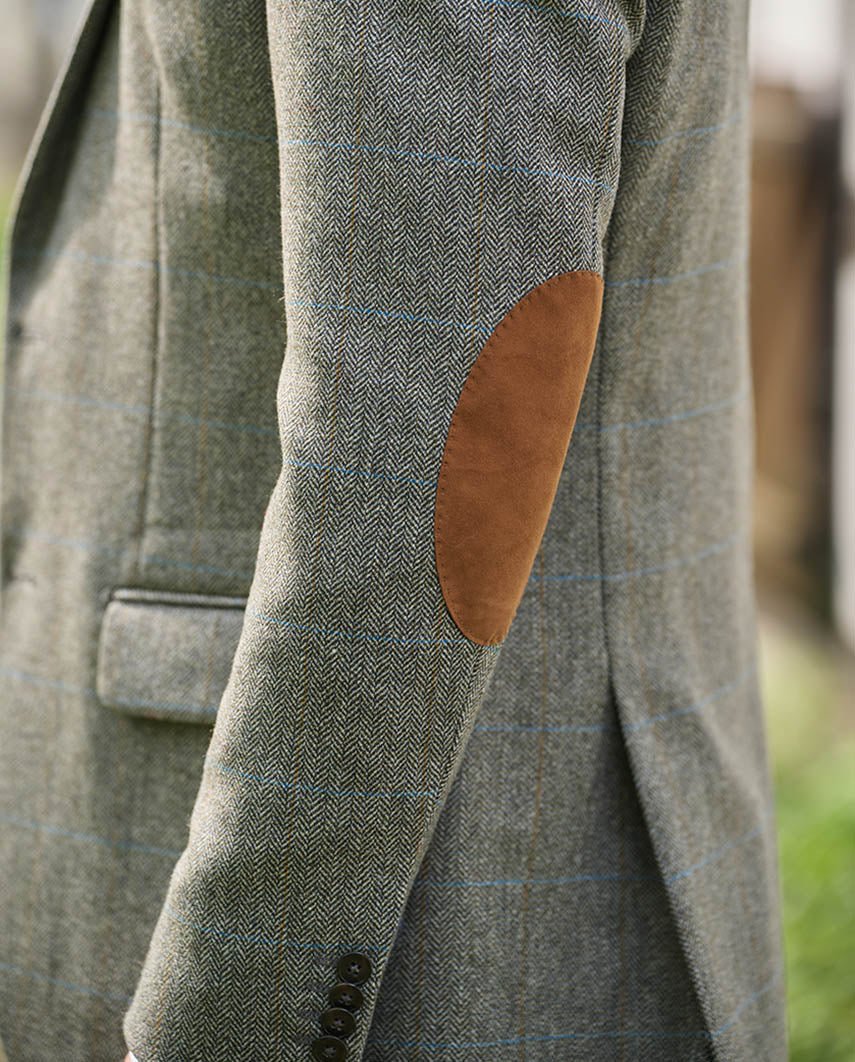 Sakko ''Charles'' im hellgrauen Fischgrat aus Lovat Tweed - Wellington of Bilmore