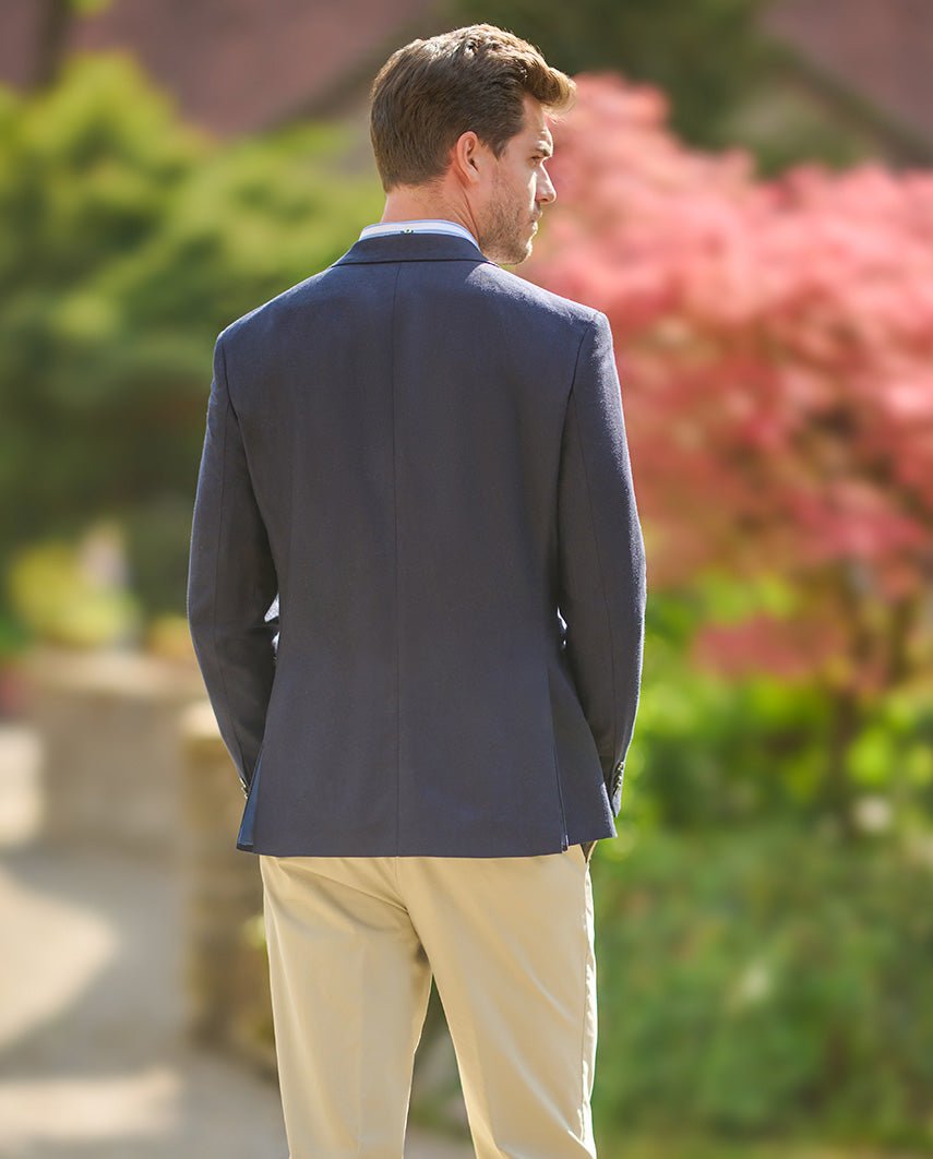 Sommersakko ''London'' aus Seide in navy - Wellington of Bilmore