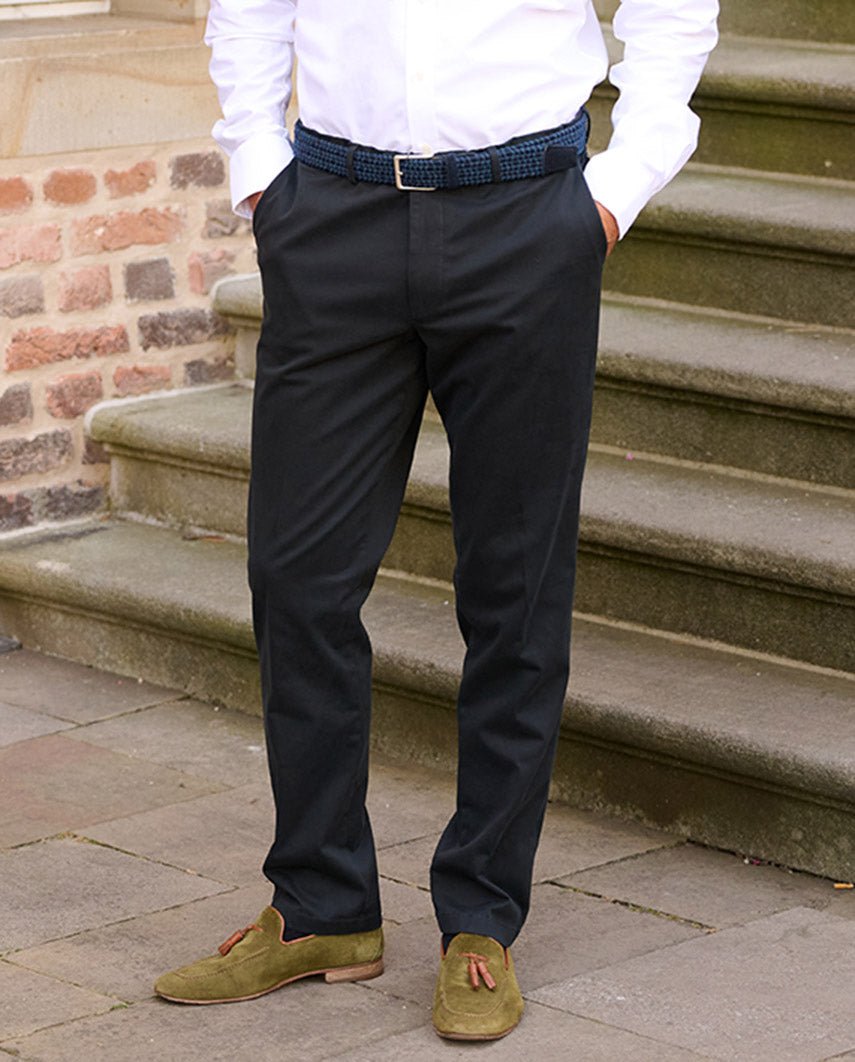 Winter Chino "Mr. Jones" für Herren in navy - Wellington of Bilmore