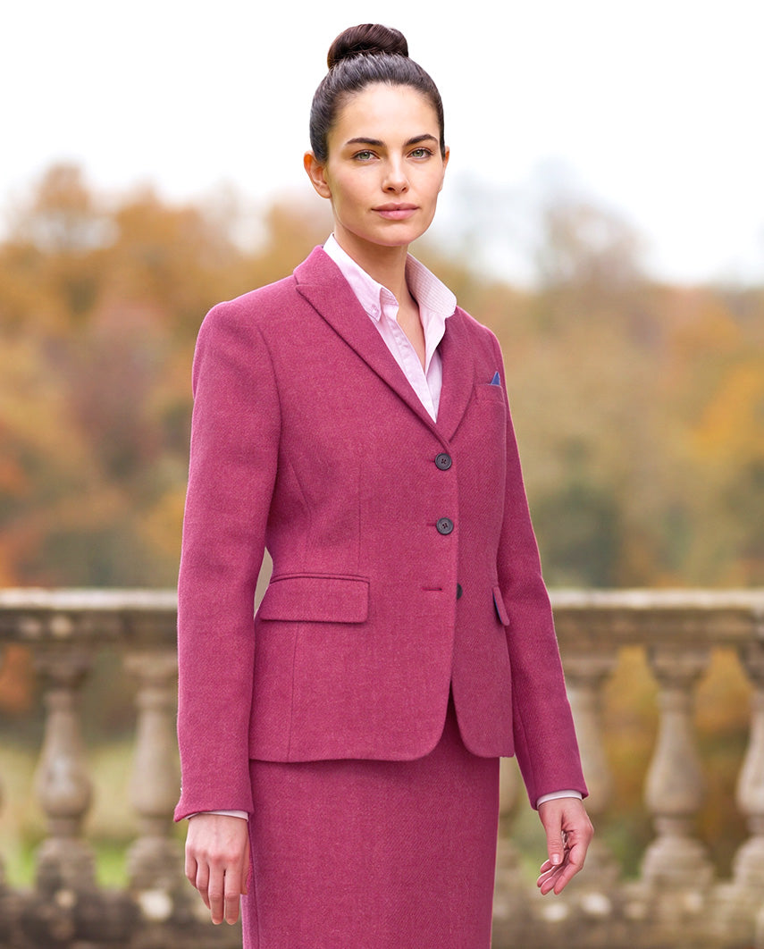 Harris Tweed Blazer "Ladiesclub" in pink