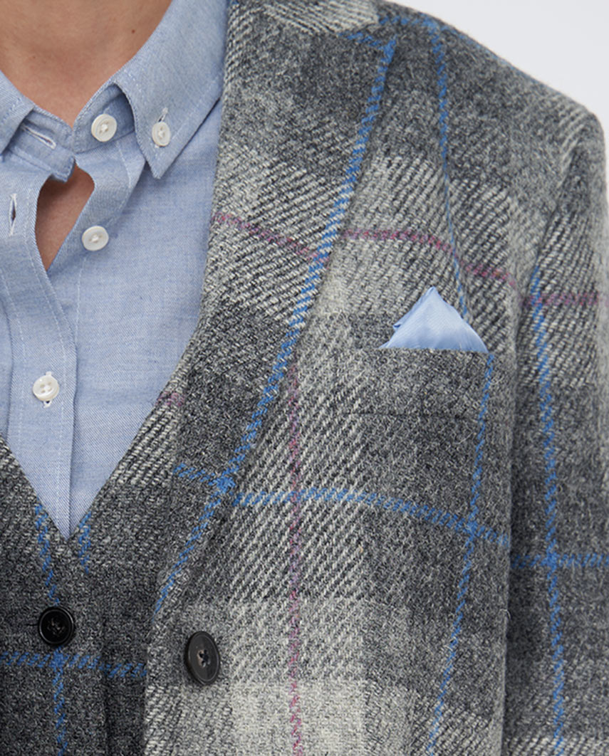Harris Tweed Blazer ''Ladiesclub'' in Queen check