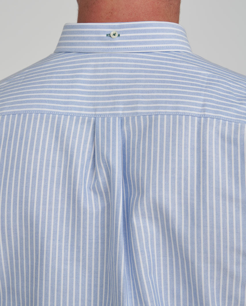 Men's Button-Down Shirt "Steward" in Classic Oxford Stripe