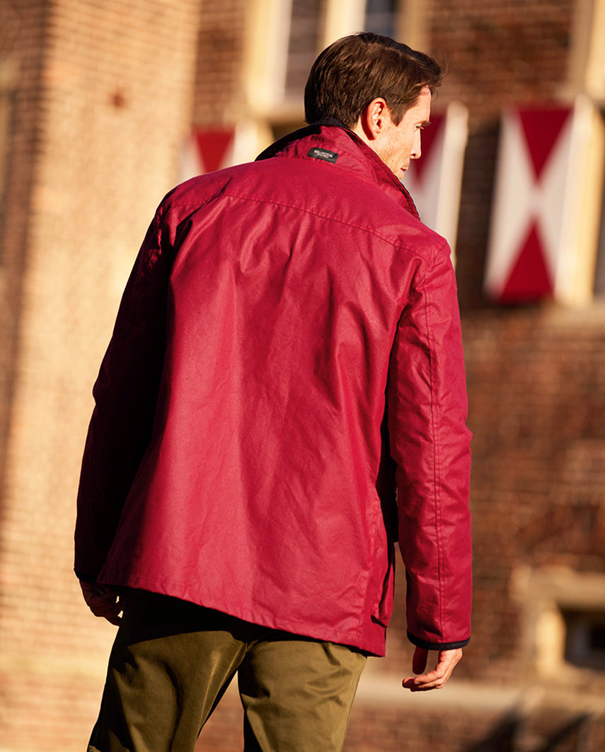 Herren Wachsjacke ''Starberg SO'' in rot