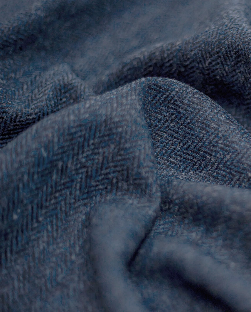 Harris Tweed Sakko "London" in blue herringbone