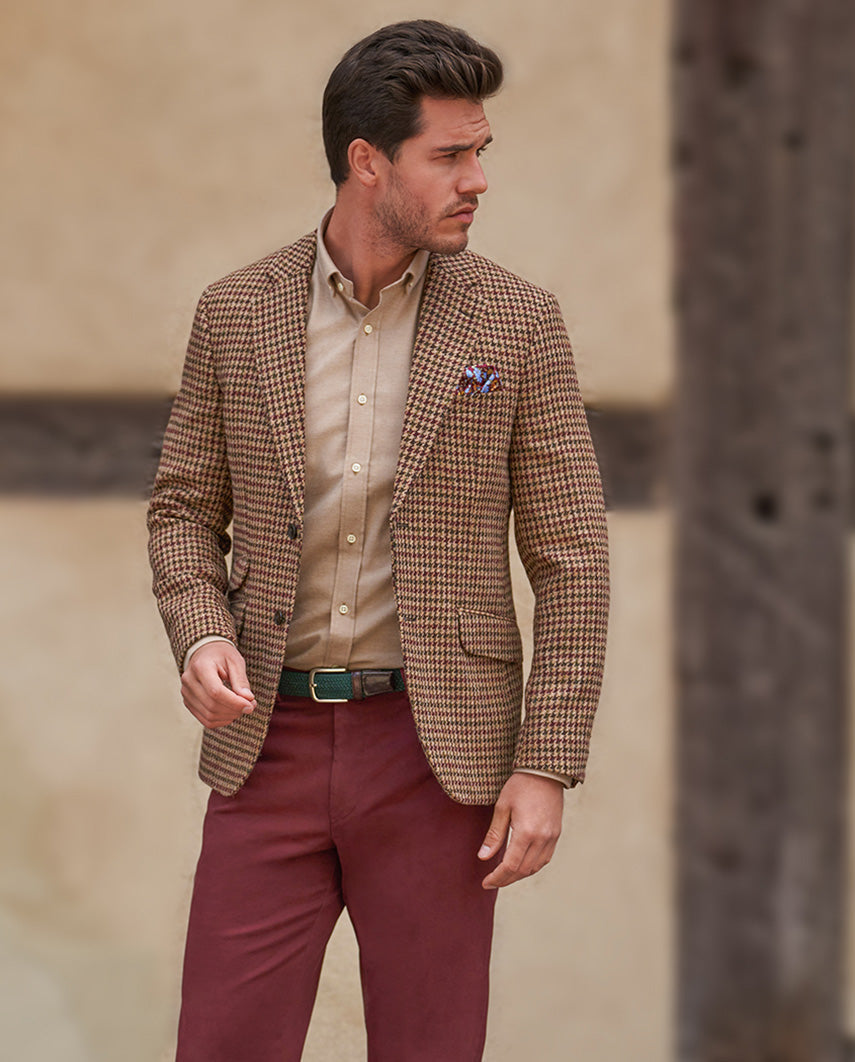 Harris Tweed "London" Country Houndstooth Jacket