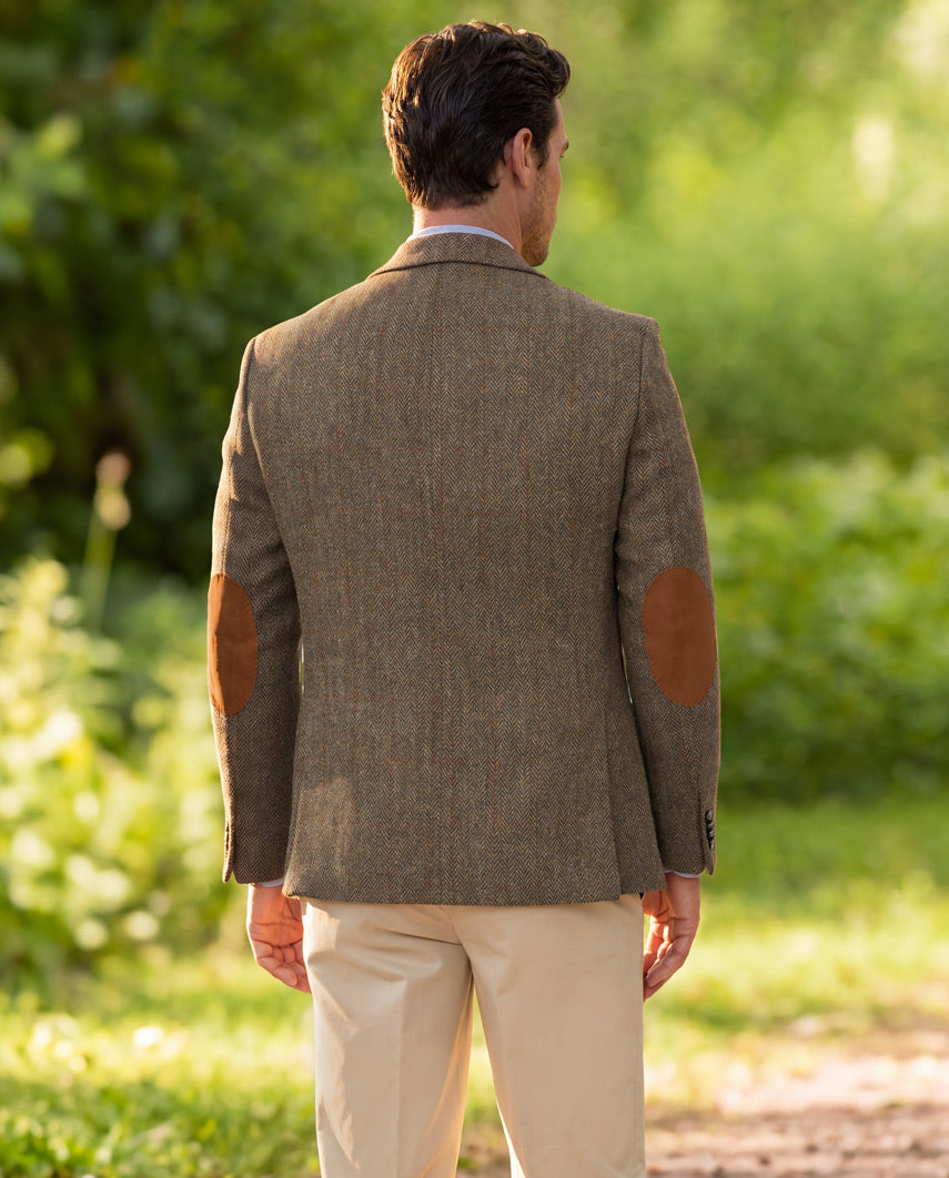 Harris Tweed Sakko "London" in evergreen