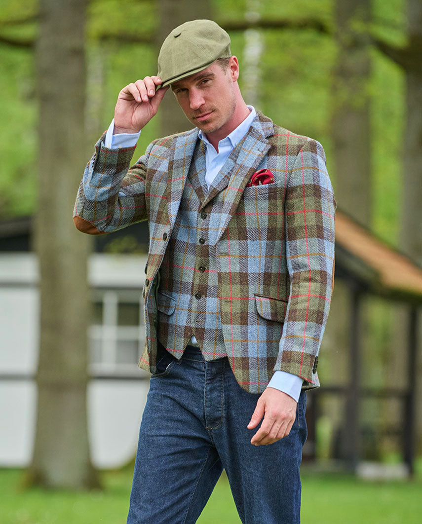 Harris Tweed Sakko "London" im Highland Check