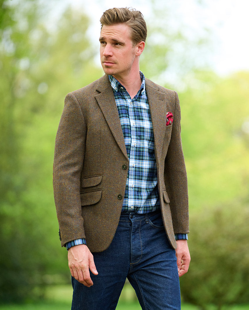 Harris Tweed Sakko "London" in Tweed Shadow
