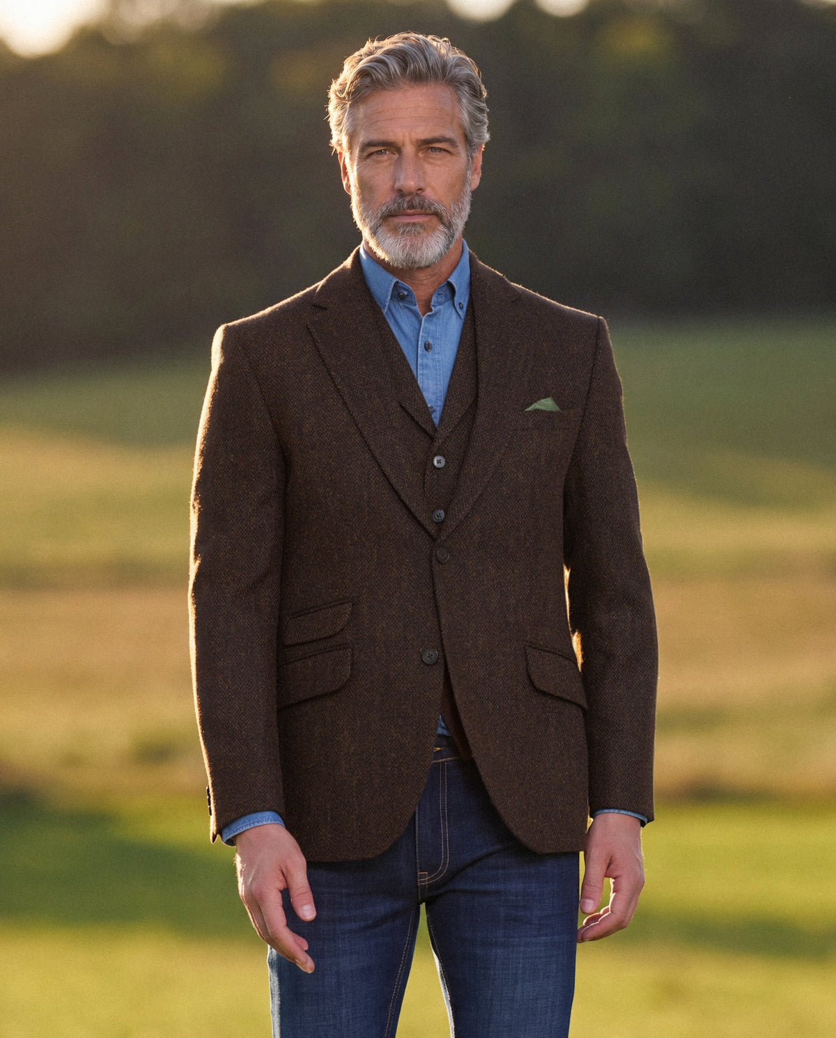 Harris Tweed Sakko "London" in multicolor