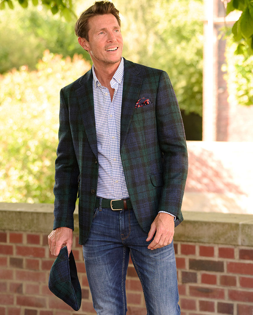 Harris Tweed jacket "London" in Blackwatch
