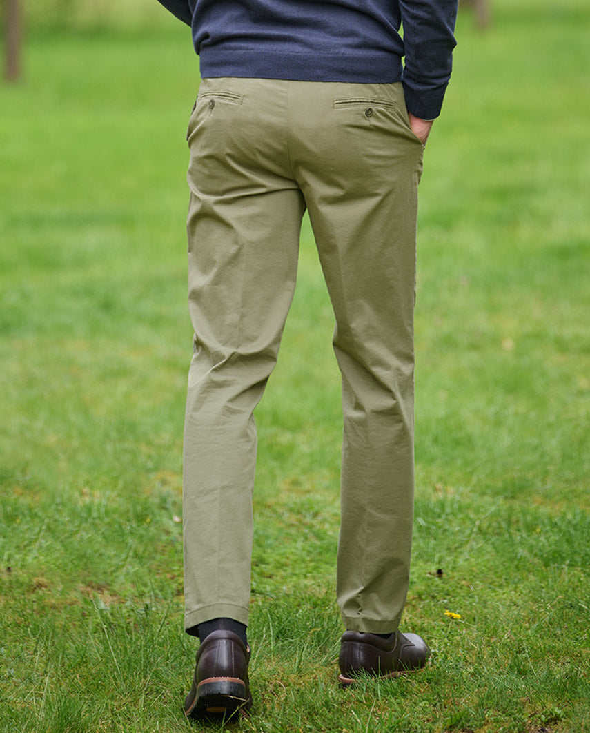 Fine Men's Chino "Mr. Jones" in Mud