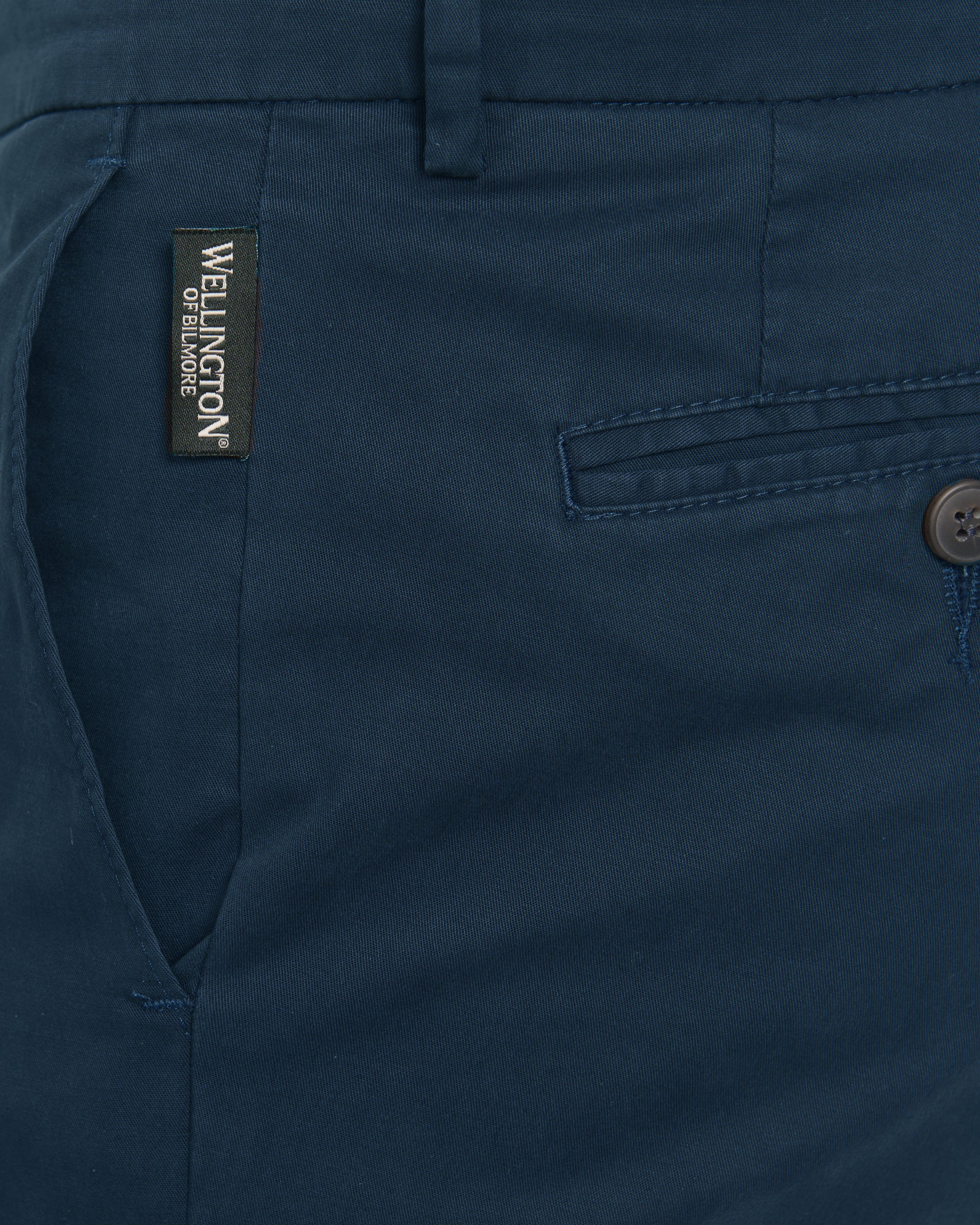 Herren-Winter-Chino ‘Mr. Jones’ in Blue – Premium Pima-Cotton