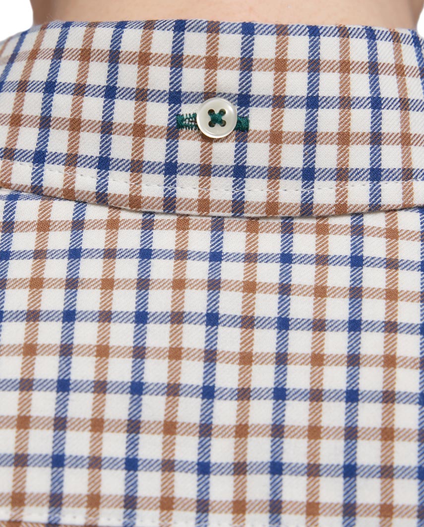 Button-Down Damenbluse "Stella" in Tattersall