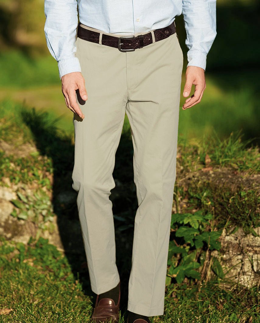Chice Chino Hose ''Mr. Jones'' für Herren in stone - Wellington of Bilmore