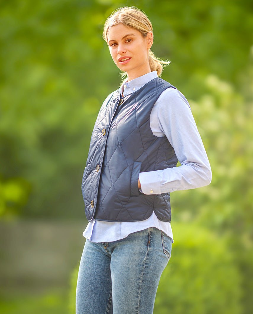 Damen Steppweste "Jill" in navy - Wellington of Bilmore