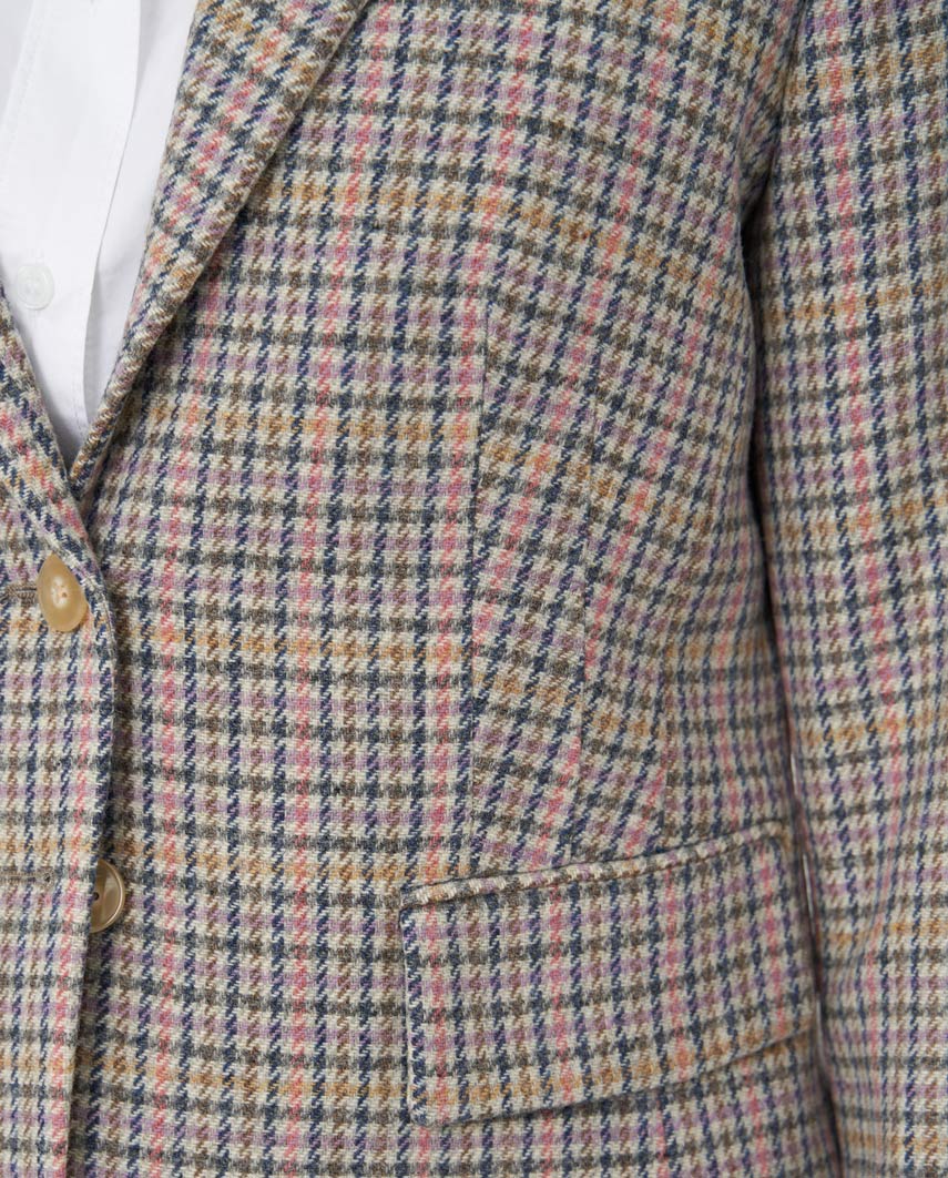 Damenblazer ,,Ami'' aus reiner Schurwolle – Pepita Love Check - Wellington of Bilmore