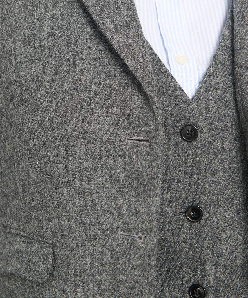 Harris Tweed Blazer ''Carola'' in anthra melange - Wellington of Bilmore