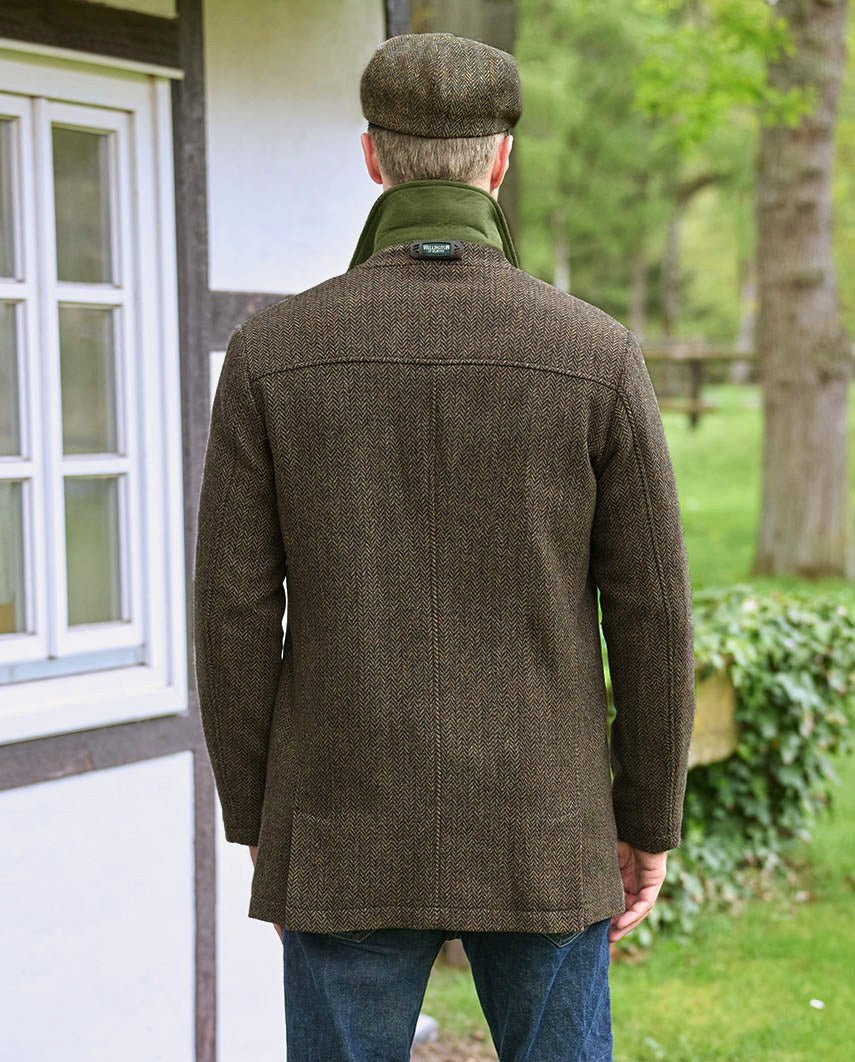 Herren Cabanjacke ''Seaberg" in green hill tweed - Wellington of Bilmore