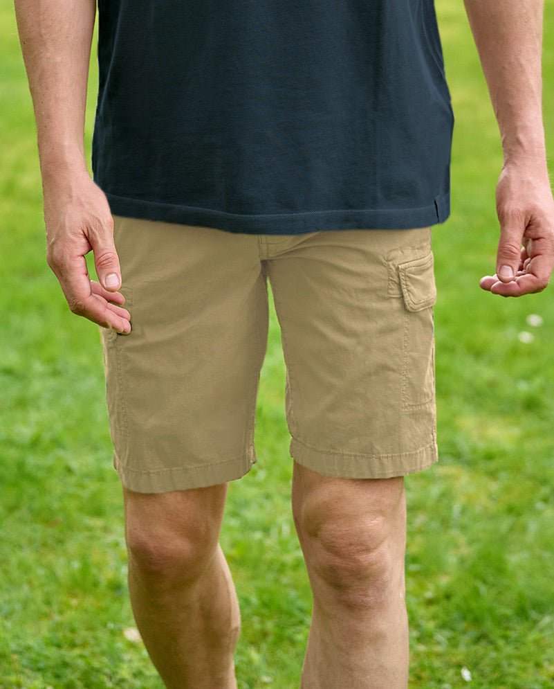 Herren Cargo Shorts ''Mr. Mane'' in beige - Wellington of Bilmore