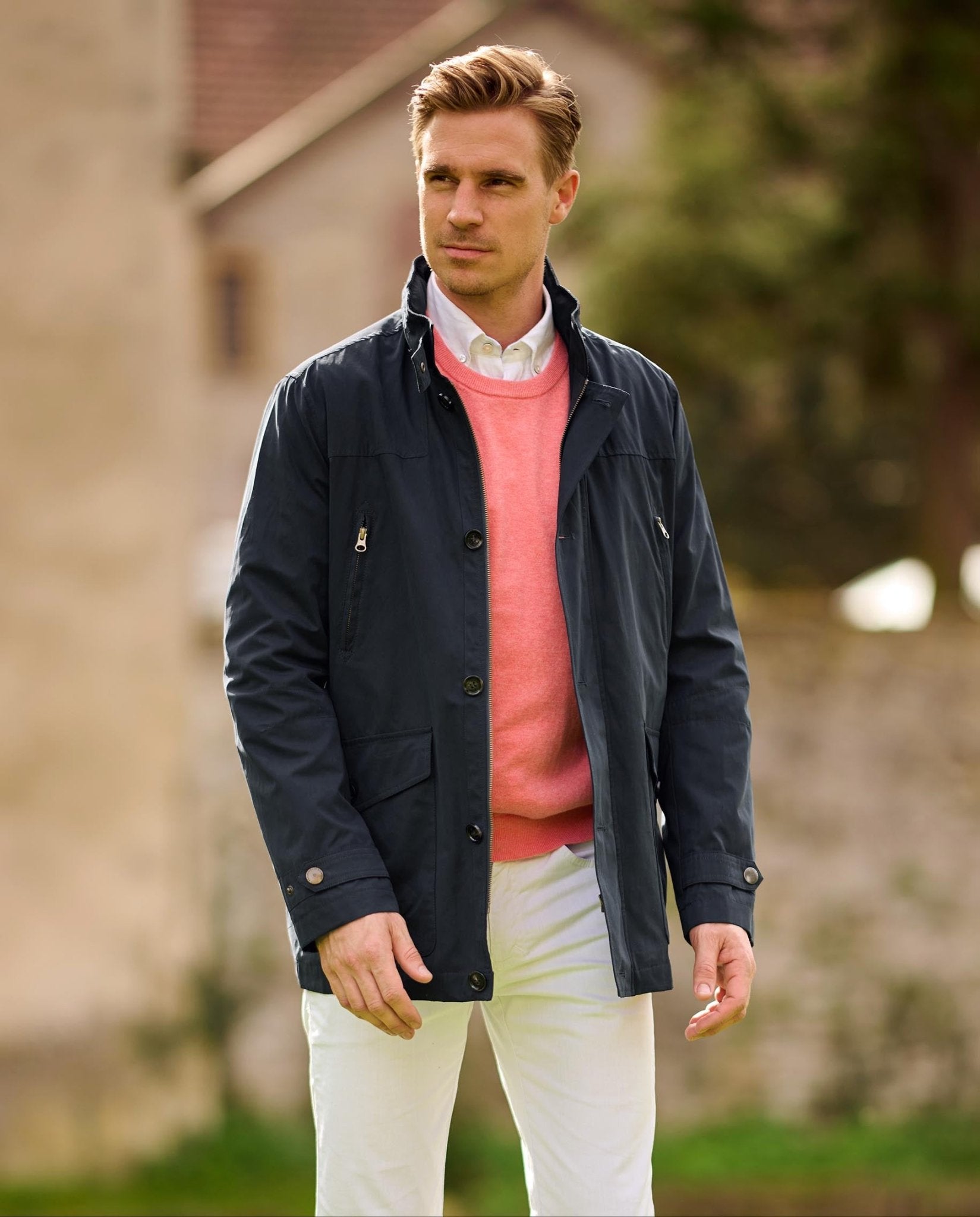 Herren Fieldjacket ''Renfield'' in navy - Wellington of Bilmore
