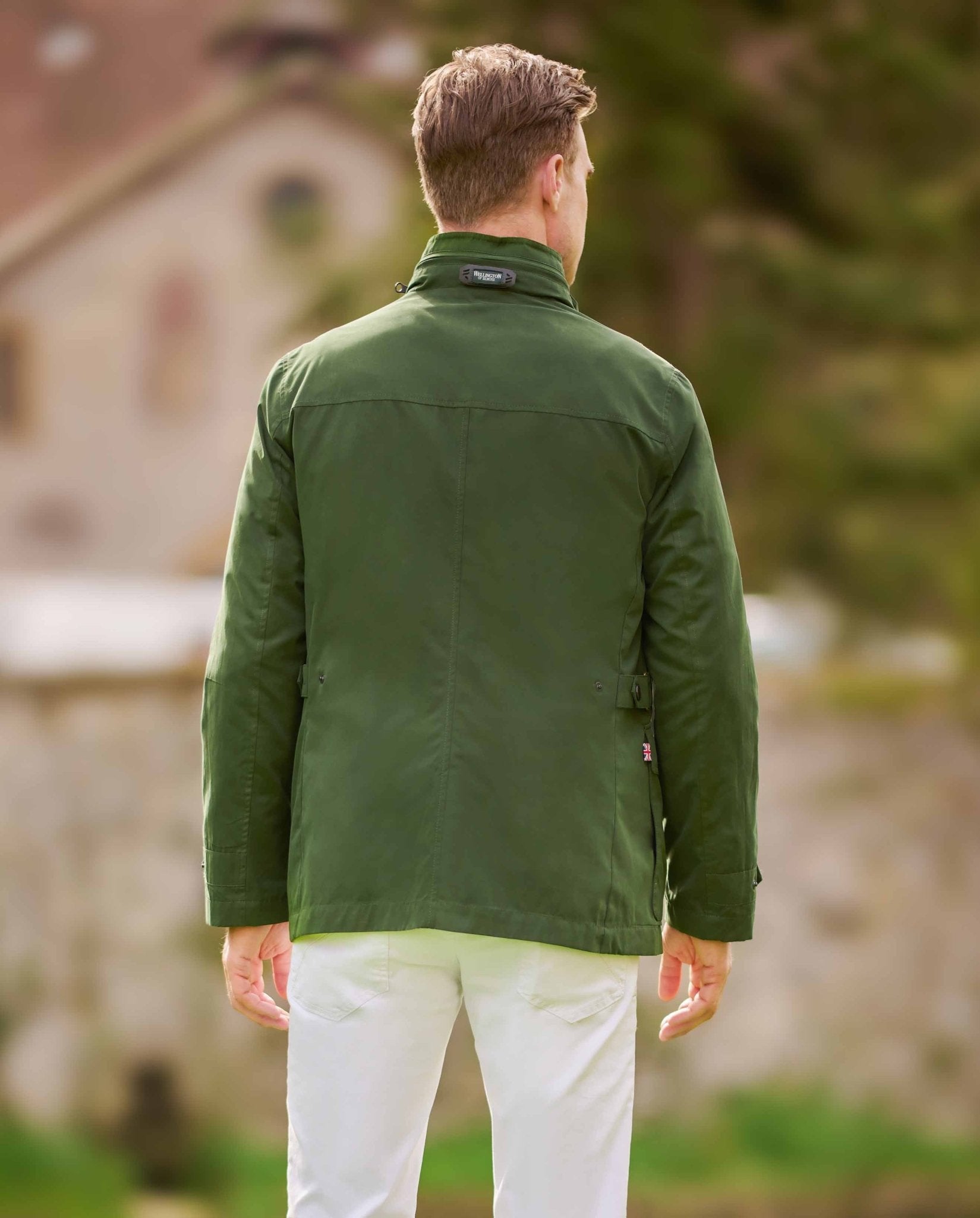 Herren Fieldjacket ''Renfield'' in racing green - Wellington of Bilmore
