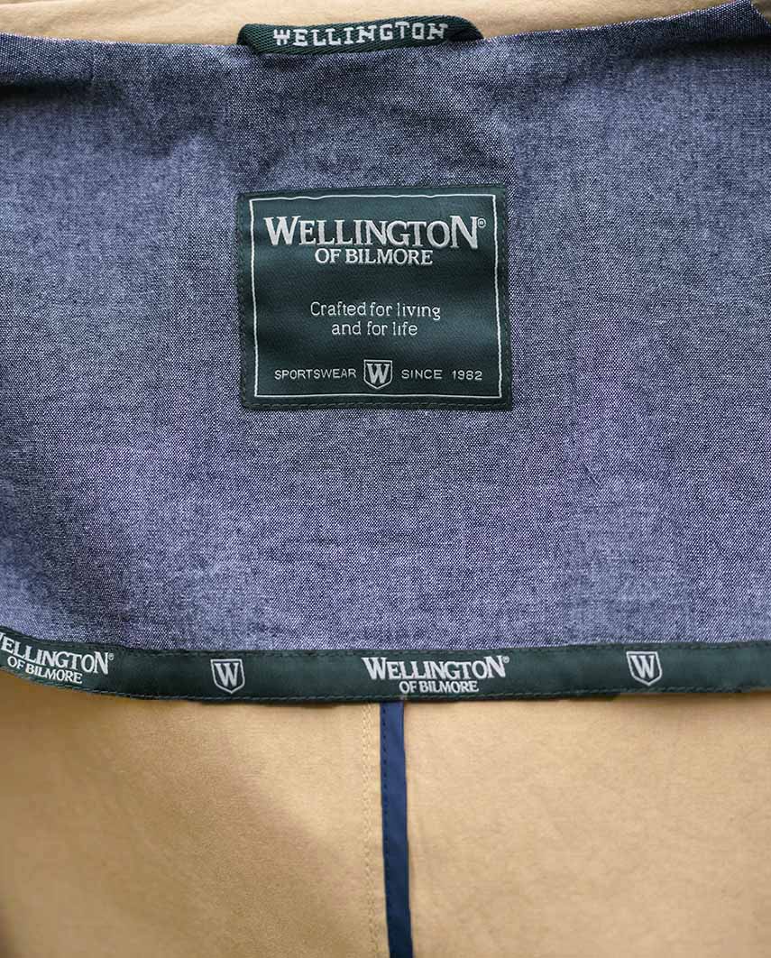 Herren Kurzmantel ”Stirling” in beige - Wellington of Bilmore