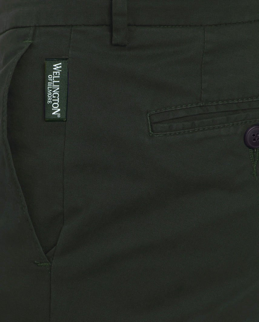 Herren-Winter-Chino ‘Mr. Jones’ in khaki – Premium Pima-Cotton - Wellington of Bilmore