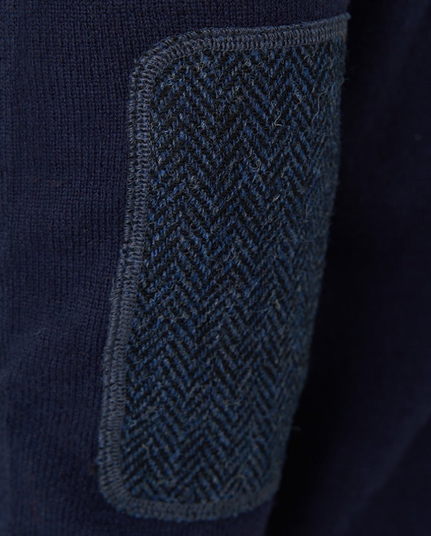 Merino-Pullover ''Jack'' in navy - Wellington of Bilmore